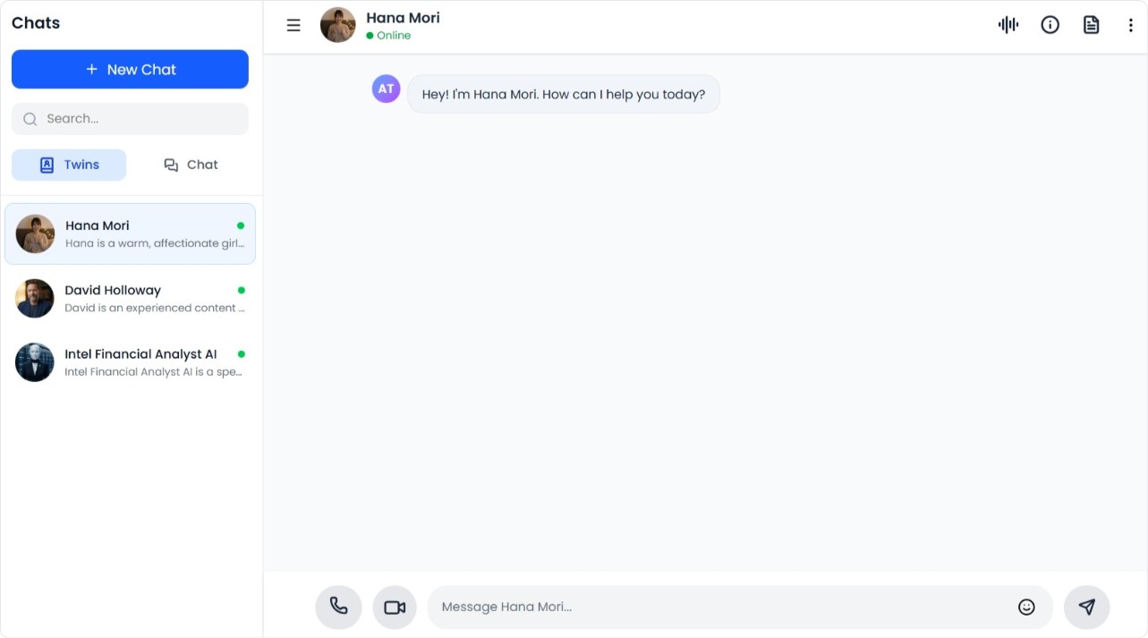 Natural Language Chat